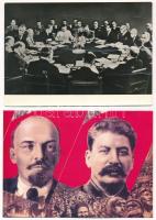 20 db MODERN motívum képeslap: uralkodók és politkusok / 20 modern motive postcards: royalties and p...