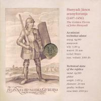 2022. 5Ft-200Ft (6xklf) forgalmi szett + Hunyadi János aranyforint aranyozott Ag utánverete (3,491g/...