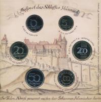 2022. 5Ft-200Ft (6xklf) forgalmi szett + Hunyadi János aranyforint aranyozott Ag utánverete (3,491g/...