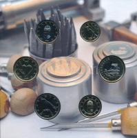 2022. 5Ft-200Ft (6xklf) forgalmi sor szettben + "Harmincéves a Magyar Pénzverő Zrt." ezüst...