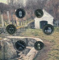 2022. 5Ft-200Ft (6xklf) forgalmi sor szettben + "Somlói borvidék" Cu-Ni-Zn proof emlékérem...