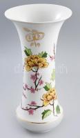 Hollóházi porcelán váza. Matricás, jelzett, hibátlan. 25 éves jubileumi darab 35 cm