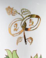 Hollóházi porcelán váza. Matricás, jelzett, hibátlan. 25 éves jubileumi darab 35 cm