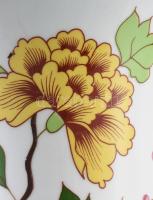 Hollóházi porcelán váza. Matricás, jelzett, hibátlan. 25 éves jubileumi darab 35 cm