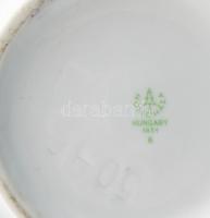 Hollóházi porcelán váza. Matricás, jelzett, hibátlan. 25 éves jubileumi darab 35 cm