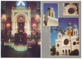 ZSINAGÓGA - 11 db modern történelmi magyar képeslap / SYNAGOGUES - 11 modern historical Hungarian po...