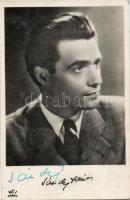 Sárdi János fotólap a színész saját kezű aláírásával