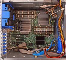 Használt Intel szerver.
Intel S5520HC alaplap, 6 SATA porttal.
2x Intel(R) Xeon(R) CPU X5660 @ 2.8...