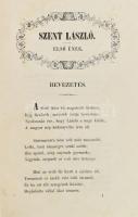 Garay János: Szent László, történelmi költemény. 1-2. kötet egybe kötve. Eger, 1851,Érseki Főtanoda ...