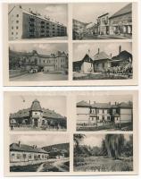 Tatabánya - 5 db MODERN város képeslap: Kertváros, Strandfürdő, gyógyszertár, szociális otthon, népb...