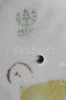 Hollóházi nyúlpár. Jelzett, hibátlan, m: 7,5 cm