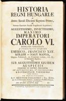 Franciscus Kazy, Emericus F. Koller: Front cover image for Historia regni Hungariae ab anno Seculi 17 primo ad anno eiusdemseculi trigesimum septimum Historia regni Hungariae ab anno Seculi 17 primo ad anno eiusdemseculi trigesimum septimum.Tyrnavia, 1737 Berger.336 p. + II. Korabeli restaurált bőrkötésben