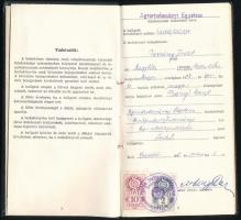 1978-1980 Mezőgazdasági vállalatgazdasági leckekönyv és oklevél Dimény Judit részére