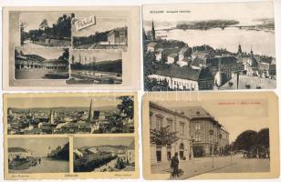 22 db RÉGI magyar és történelmi magyar város képeslap / 22 pre-1945 Hungarian and Historical Hungarian town-view postcards