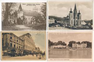 20 db RÉGI magyar és történelmi magyar város képeslap + 1 db Mariazell / 20 pre-1945 Hungarian and Historical Hungarian town-view postcards + 1 Mariazell