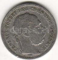 1892 1K ezüst  T:3-/4 R!