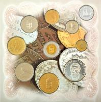 1998. 50f-200Ft (10xklf) "Magyarország pénzérméi" forgalmi sor + 100Ft Cu-Ni-Zn "1848...