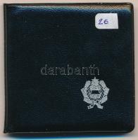 1981. 500Ft Ag "Labdarúgó Világbajnokság 1982" műbőr tokban T:BU patina Adamo EM65