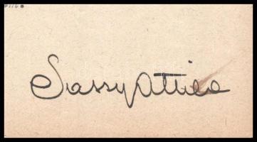 1939 Sassy Attila (1880-1967) festő versének saját kézzel aláírt gépirata