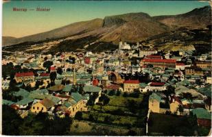 1914 Mostar, general view + "Kombinierte Kompagnie zur Desposition des 6. Armee Etappen Kommandos" "K.U.K. MILIT. POST MOSTAR" (EK)