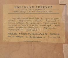 Sz (?) jelzéssel, XIX. sz. vége/XX. sz eleje: Rom. Tus, papír. Kissé sérült. Üvegezett, kissé sérült...