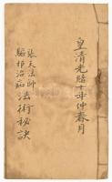 cca 19. sz., Kínai fűzött könyv, kulturális témában