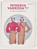 1983 Minerva varroda, 5 db szabásminta (női kosztüm), kiadói papírborítóban