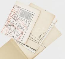 1983 Minerva varroda, 5 db szabásminta (női kosztüm), kiadói papírborítóban