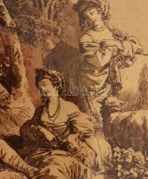 Jean Baptiste Le Prince (1734-1781): La Recréation Champetre. Akvatinta, papír. Jelzett a metszeten....