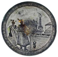 1941. "Az 50-ik Budapesti Tenyészállatvásár emlékére" egyoldalas, jelzett Ag emlékérem, &q...