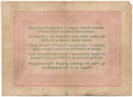 1848. 5Ft "Kossuth bankó" vörösesbarna nyomat T:F folt 
Adamo G109