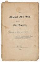 Aus Mehemed Alis Reich. Zweiter Teil (Második kötet!). Stuttgart, 1844, Hallbergersche Verlagshandlung. Kiadói papírkötés, viseltes állapotban / paperback, damaged condition