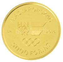2016. 5000Ft Au "XXXI. Nyári Olimpiai Játékok" (0,5g/0.999) T:P /
Hungary 2016. 5000 Fori...