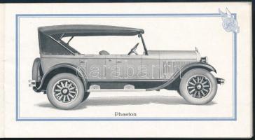 cca 1920 Chrysler automobilok képes bemutató katalógus 16 p / 
cca 1920 Chrysler automobiles pictur...
