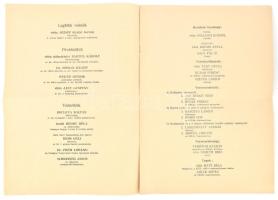 cca 1930 Budai Honvéd Tiszti Sportlövő Egyesület meghívó versenyre Program és szabályok 8 p