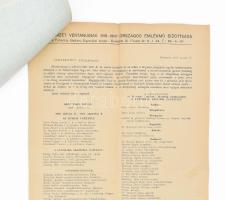 1929, 1934 A Nemzet Vértanuinak országos emlékmű bizottsága 1918-19-es áldozatok emlékére felhívás é...