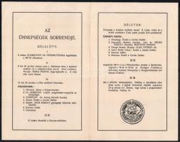 1935 Mohács meghívő I. világháborús hősi emlékmű avatásra, Horthy Miklós részvételével
