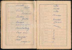 1941 Zsoldkönyv szakaszvezető részére fényképpel