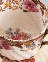 3 darab Copeland csésze alátéttel. Jelzett, erősen sérültek