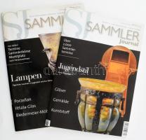 Sammler Journal 2 darab száma, lámpák és jugendstil témában