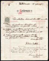 1919, 10 Kr-os lerovás, VIIa vj.Kolozsvár számla