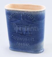 Füred kúrapohár, Kossuth Lajos Savanyúvíz Forrás, kis kopással, m: 8,5 cm