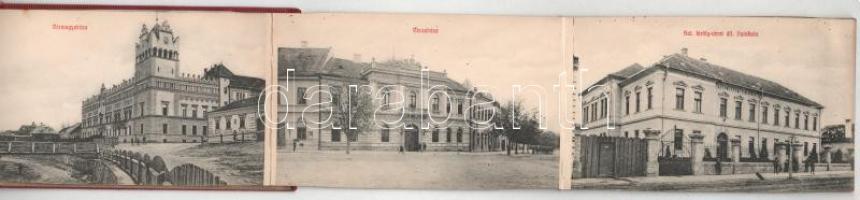 Nagyenyed, Aiud; leporellófüzet 10 lappal. Földes Ede kiadása, szecessziós borító / leporello bookle...