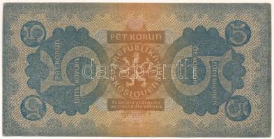 Csehszlovákia 1921. 5K T:F szép papír
Czechoslovakia 1921. 5 Korun C:F fine paper
Krause P#15