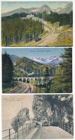 HEGYEK - 5 db RÉGI képeslap / MOUNTAINS - 5 pre-1945 postcards