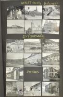 cca 1970 Vas Zoltán (1903-1983) író, kommunista politikus külföldi (európai) utazásának fotóalbuma: ...