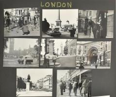 cca 1970 Vas Zoltán (1903-1983) író, kommunista politikus külföldi (európai) utazásának fotóalbuma: ...