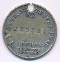 Nagy-Britannia DN "The Tail-waggers Club (A farokcsóválók klubja)" ezüstözött Cu-Ni telefo...