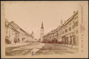 cca 1880 Felvidék Nagyszombat, Tyrnau, Trnava; photo 17x11 cm