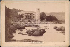 cca 1890 Abbazia, Villa Meyne Benedikt Lergetporer Bad Veldes photo 17x11 cm